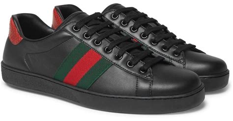 black Gucci sneakers for men